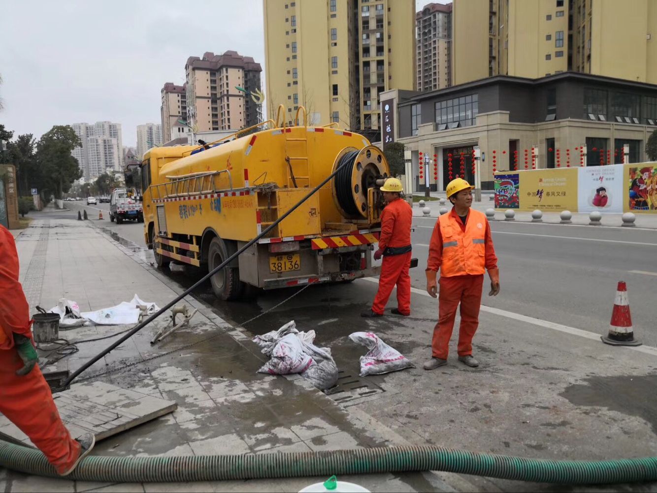 兴隆排污管道清淤-管道清洗